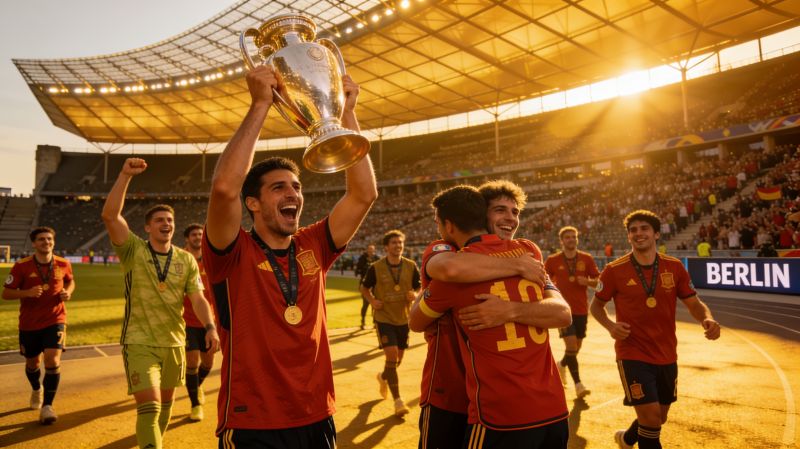 Euro 2024 Final: Spain Defeat England 2-1 in Berlin Thriller